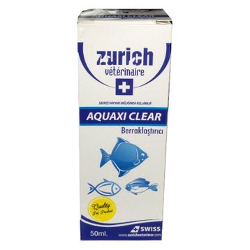 Zurich Aquaxi Clear 50 ml Akvaryum Berraklaştırıcı Çözelti