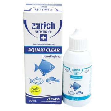 Zurich Aquaxi Clear 50 ml Akvaryum Berraklaştırıcı Çözelti