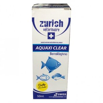Zurich Aquaxi Clear 50 ml Akvaryum Berraklaştırıcı Çözelti
