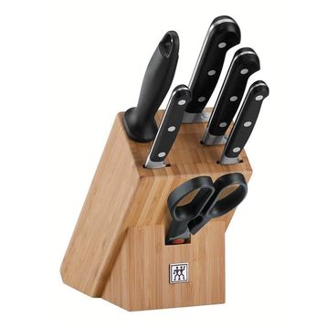 Zwilling 356210040 7 Parça Blok Bıçak Seti Bambu Bloklu