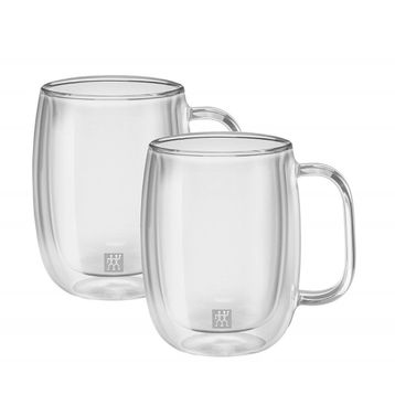 Zwilling Çift Camlı 350 ml 2'li Latte Macchiato Bardak Seti