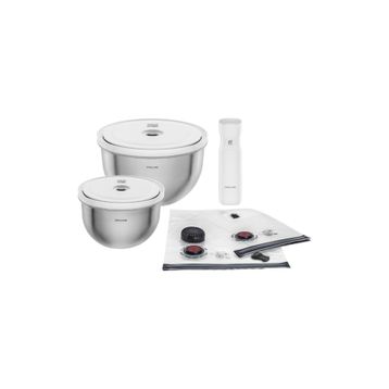 Zwilling Fresh & Save Bowls M/L 9 Parça Cam Vakumlu Başlangıç Seti