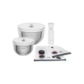 Zwilling Fresh & Save Bowls M/L 9 Parça Cam Vakumlu Başlangıç Seti