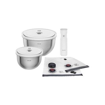 Zwilling Fresh & Save Bowls M/L 9 Parça Cam Vakumlu Başlangıç Seti