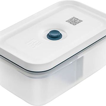 Zwilling Fresh & Save M Plastik Yari Şeffaf Akdeniz Mavisi Vakumlu Saklama Kabı