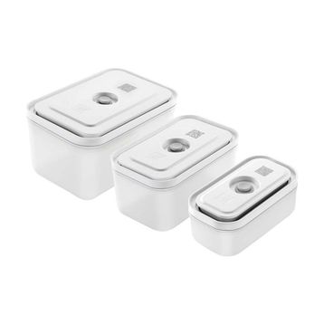 Zwilling Fresh & Save S M L Yarı Şeffaf Gri Vakumlu Saklama Kabı Seti