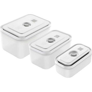 Zwilling Fresh & Save S M L Yarı Şeffaf Gri Vakumlu Saklama Kabı Seti