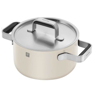 Zwilling Pure 3 Parça Fildişi Tencere ve Tava Seti