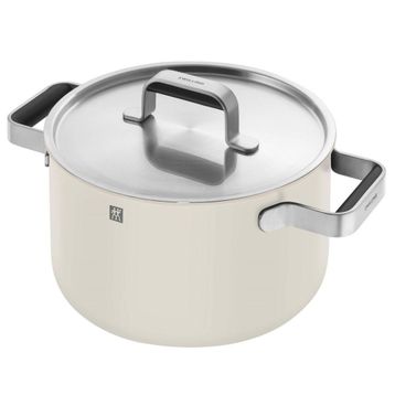 Zwilling Pure 3 Parça Fildişi Tencere ve Tava Seti