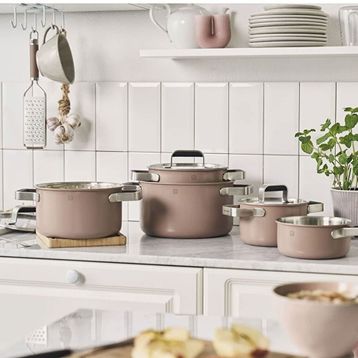 Zwilling Pure Çelik 5 Parça Tencere Tava Seti