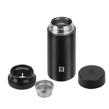 Zwilling Siyah Thermo Süzgeçli Termos 420 ml