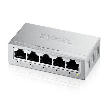 Zyxel GS-105B V5 5 Port 10/100/1000 Gigabit Ethernet Metal Kasa Mini Desktop Switch