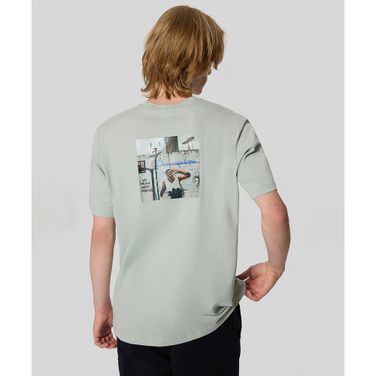 Champion 221835-GS145 C-Table SS Tee Yeşil Erkek T-Shirt