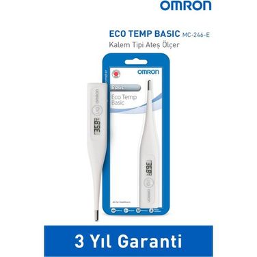 Omron Eco Temp Basic Suya Dayanıklı Tıbbi Ateş Ölçer