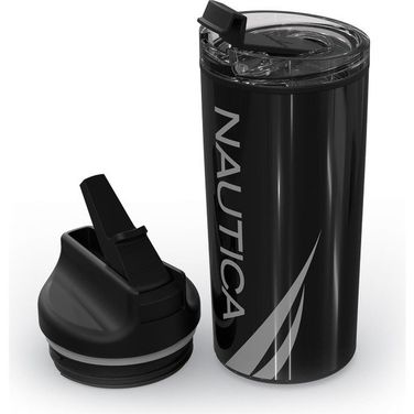 Nautica NTM02 950 ml Siyah Gri Sport Paslanmaz Termos