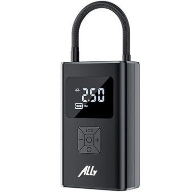 Ally ST-5522 Şarjlı Lastik Şişirme Siyah Hava Kompresör Pompası