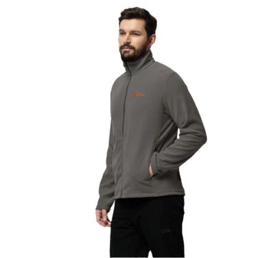 Jack Wolfskin 1711451TR-6185 Taunus FZ M Gri Erkek Mont Ceket