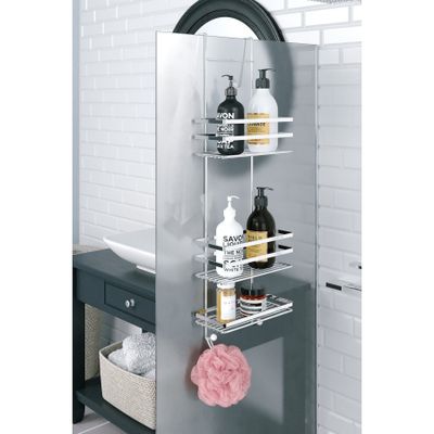 Teknotel Tekno-Tel LM580 Krom Üç Katlı Duşakabin Rafı