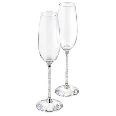 Swarovski 255678 Crystalline Toasting Flutes Set Of 2 Ev Dekorasyonu