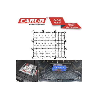 Carub Bagaj Filesi Organizer Elastik120X80cm Siyah