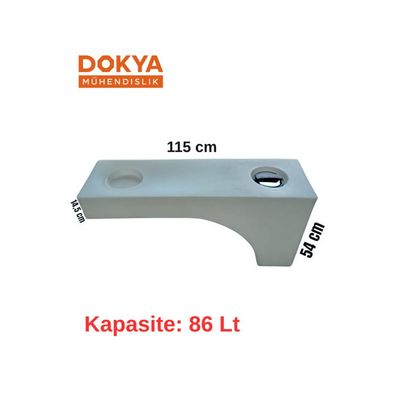 Dokya Mühendislik Karavan 86 Lt Temiz Su Deposu