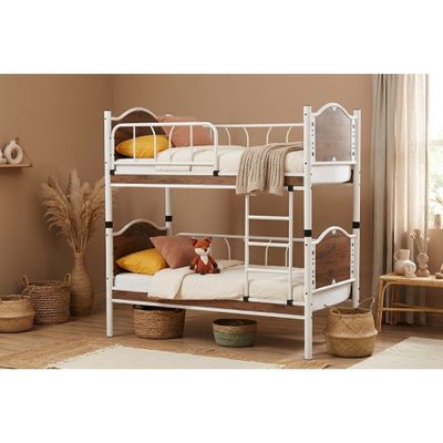 Vivense Argimo İnci Bebek Ayrılabilir Metal Ceviz 90X190 Ranza