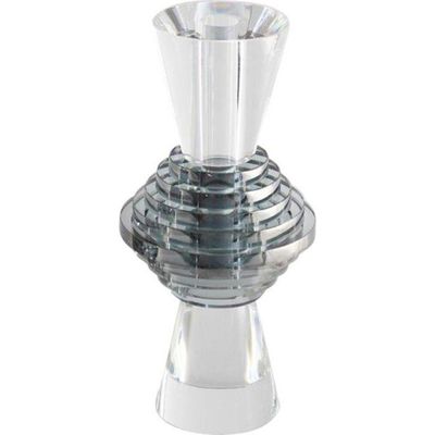Lucky Art Kristal 11x11x20 cm Gri Mumluk
