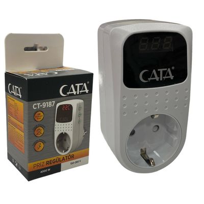 Cata CT-9187 4000W Digital Akım Korumalı Priz