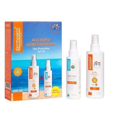 Dermoskin SPF50 Aile Boyu Güneş Koruma Seti