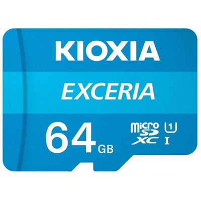Kioxia Exceria LMEX1L064GG2 Class 10 UHS-I U1 Micro SD 64 GB Hafıza Kartı