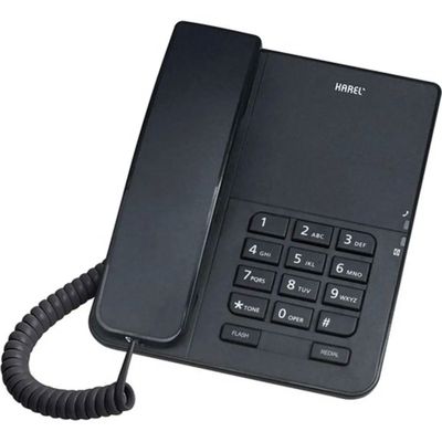 Karel TM140 Siyah Kablolu Telefon