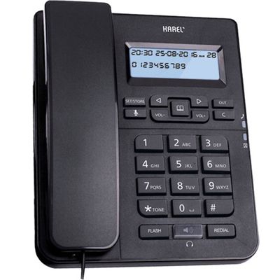 Karel TM145 Siyah Kablolu Telefon