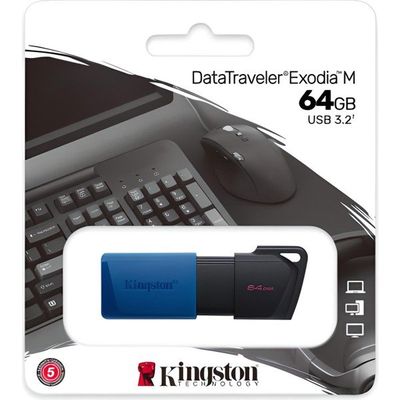 Kingston DataTraveler Exodia M DTXM/64 USB 3.2 64 GB Flash Bellek