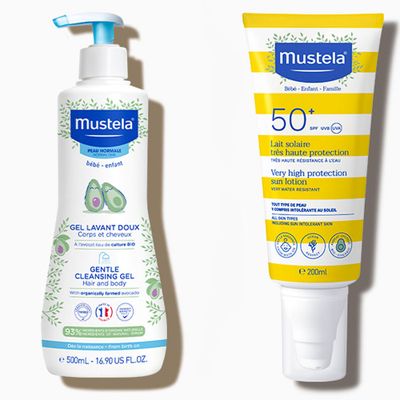 Mustela Gentle Cleansing Gel 500 ml+200 ml Güneş Kremi Seti