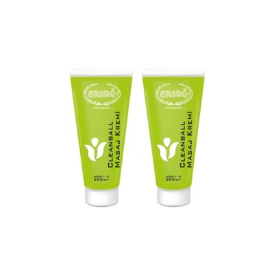 Ersağ Clean Ball 2x200 ml Masaj Kremi