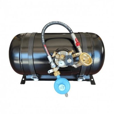 Step Karavan Lpg Tankı Yatay 22 Litre Kullanıma Hazır Set
