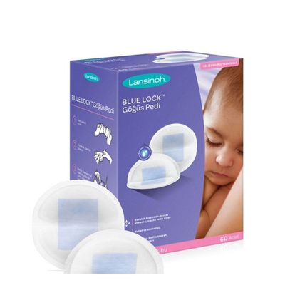Lansinoh CLZ193 Blue Lock 60 Adet Göğüs Pedi
