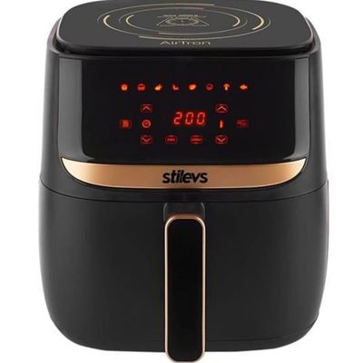 Stilevs AF-600 Airtron 2.5 lt Terazili Siyah Sıcak Hava Fritozü