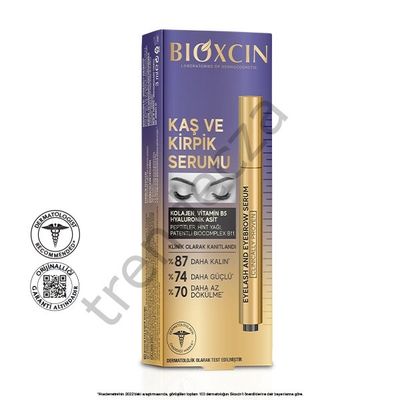 Bioxcin 3 ml Kolajen ve Hyaluronik Asit Kaş Kirpik Serumu
