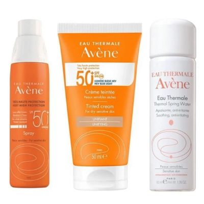 Avene Güneşten Korunma Seti 3 - Spray Spf 50+ 200ml - Spf 50+ Renkli Güneş Kremi