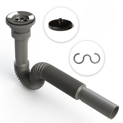 Güçlü Oyuncak GÜÇLÜ Desiphon Körüklü Lavabo Sifonu Lüks Körüklü Lavabo Evye Sifonu
