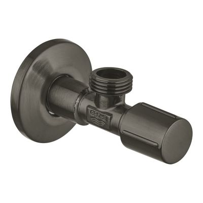 Grohe 22041Al0 1/2 Giriş 1/2 Çıkışlı Fırçalı Sert Grafit Ara Musluk