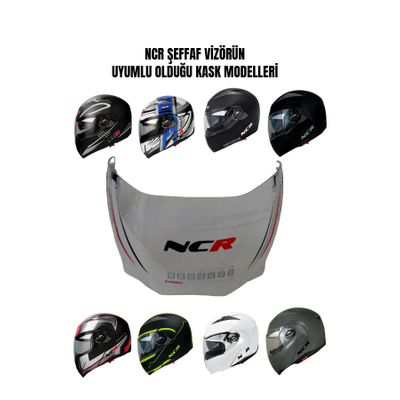 NCR Çene Açılır Kask Vizör Camı (MODEL 158)