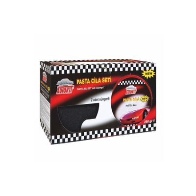 Autokit Araba Çizik Giderici Oto Çizik Alıcı Pasta Cila Seti "2 Adet Süngerli" 300 Gr