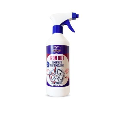 Novaxir IRON OUT DEMİR TOZU JANT TEMİZLEYİCİ, pH Nötr, 500 mL NvIR500, Konsantre, Yüksek Kalite