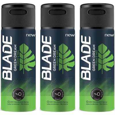 Blade Green Dream 3x150 ml Deodorant