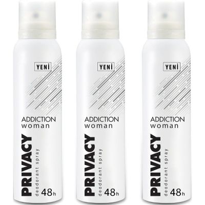 Privacy Woman Addiction 3x150 ml Deodorant