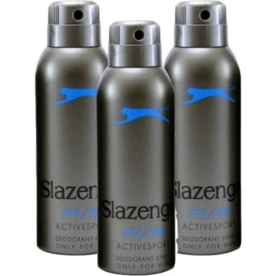 Slazenger Active Sport 3x150 ml Mavi Erkek Deodorant