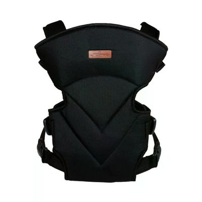 Molmini Comfort Bel Destekli Ergonomik Bebek Taşıma Çantası Ana Kucağı Anakucağı Baby Sling Siyah Kanguru