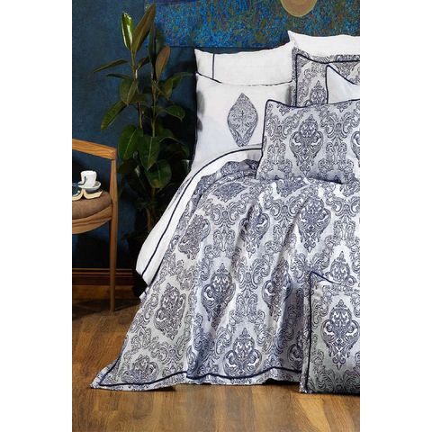 Elart Günlük Çift Kişilik Yatak Örtüsü Olivia Mavi T105213 Fiyatları